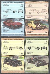 Tuvalu Nanumaga 1985. MNH XF. Auto