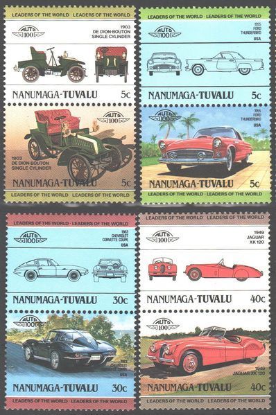 Tuvalu Nanumaga 1985. Postfrisch **. Autos