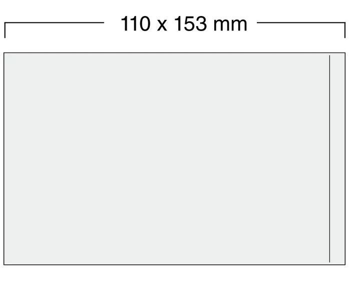 Schutzh&uuml;llen f&uuml;r Postkarten SAFE 153 x 110 mm