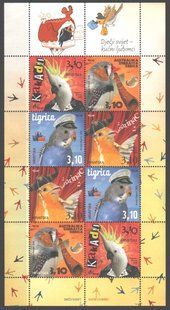 Chorwacja 2015. MNH XF. Sc#940 Ptaki / papugi