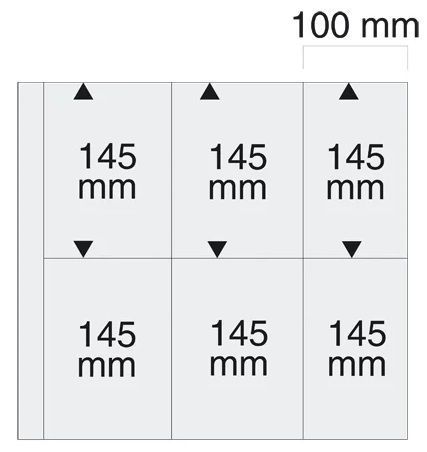 Album na poczt&oacute;wki i/lub na arkusze znaczk&oacute;w pocztowych SAFE Standard - kieszonka 145 x 100 mm, przezroczyste karty - z Futerałem