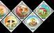 Mongolia 1985. MNH G/VG. Sc#1482-1488 Mushrooms
