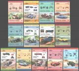 Tuvalu (Nukuffetau) 1984-1985. Postfrisch (XF). Sc#1-13 Autos