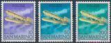 San Marino 1978. MNH XF. Sc# C134-136. Samoloty