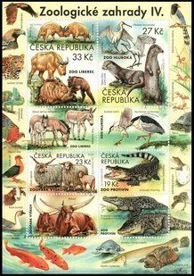 Czechy 2019 MNH XF. Ogrody zoologiczne