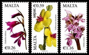 Malta 2014. MNH XF. Maltese Flora - Series Sc#1517-1519