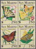 San Marino 1993. MNH XF. Sc#1284a. Motyle