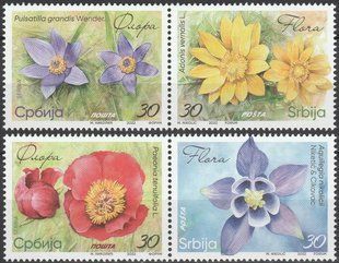 Serbien 2022. Postfrisch (XF). Flora