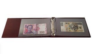 Album SAFE na banknoty, listy, FDC, karty - brązowy