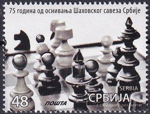 copy_Serbien 2023. Postfrisch XF. Schach