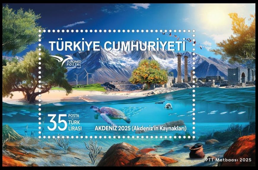 Turkey 2025. MNH F/VF. Resources of the Mediterranean