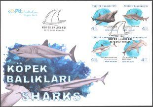 Turkey. FDC. Sharks 2021