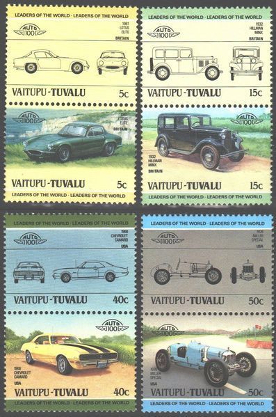 Tuvalu Vaitupu 1984. Postfrisch **. Autos