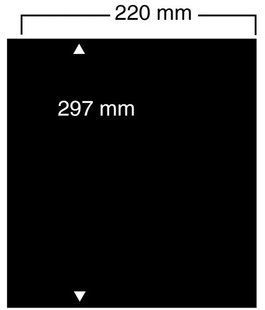 Black Double Sided Page SAFE #451
