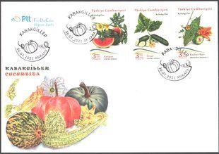 Turkey. FDC. Fruit and vegetables 2021
