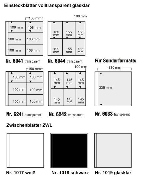 Album na poczt&oacute;wki i/lub na arkusze znaczk&oacute;w pocztowych SAFE Standard - kieszonka 108 x 160 mm, czarne karty - z Futerałem