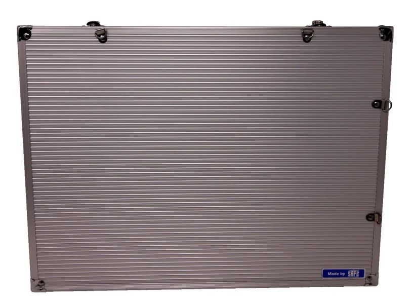 Sammel-Vitrine SAFE Alu f&uuml;r Orden, Pins und Medaillen