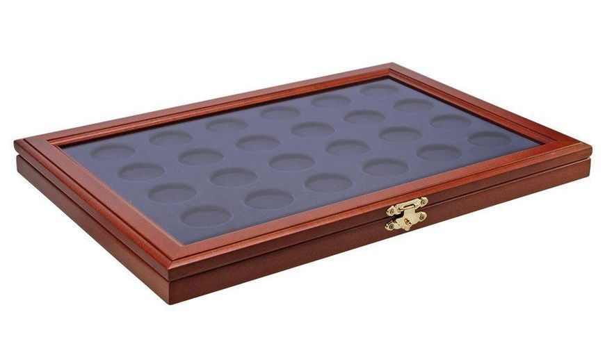 Gablota na monety SAFE - 35 kom&oacute;rek X 29 mm - okrągłe wgłębienia