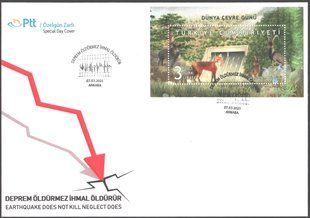 Turkey 2021. FDC. Earthquake