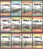 Tuvalu 1984-1985. Postfrisch. Eisenbahn