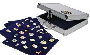 Aluminiowa walizka SAFE na pinsy, ordery, medale