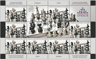 Serbien 2023. Postfrisch F/VF. Schach