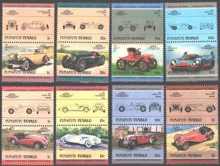Tuvalu Funafuti 1984-1985. MNH XF. Auto