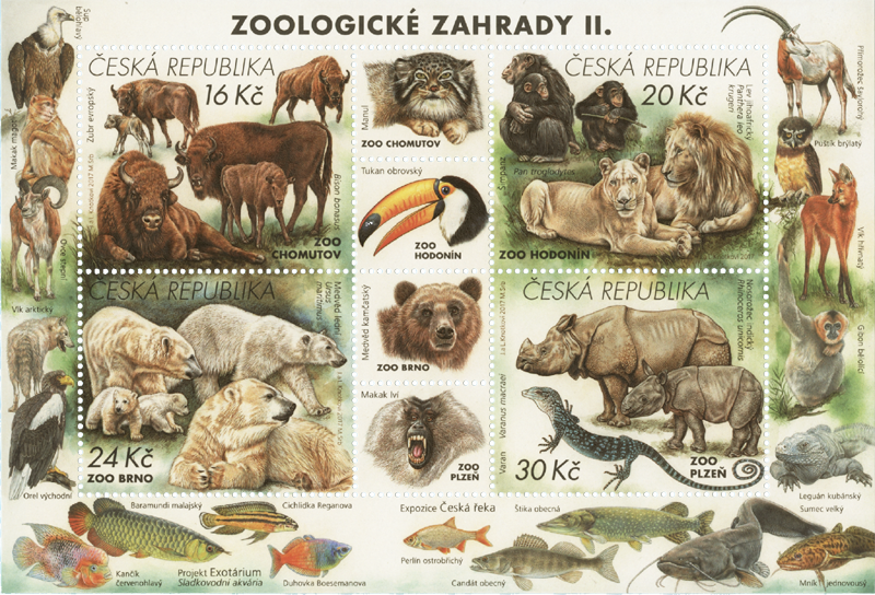 Czech Republic 2017. MNH XF. Zoological Gardens