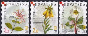 Croatia 2008. MNH XF. Sc#679-681 Flowers
