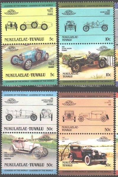 Tuvalu Nikulaelae 1985. Postfrisch **. Autos